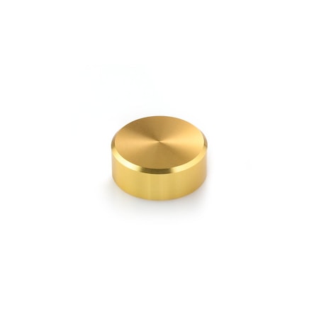 Gyford Standoff Cap, 5/16"-18 Thrd Sz, Aluminum Brass Anodized SO-CAP9BR